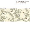 Heritage Fabric Windsong Cotton Parchment