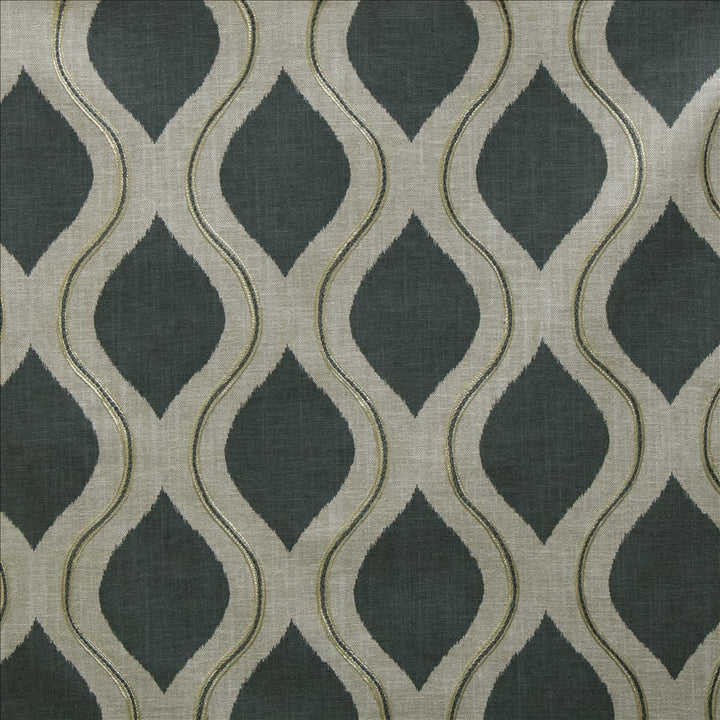 Wish Mineral  by Kasmir Designer Fabric 1474 60% Cotton 20% Polyester 15% Rayon 5% Linen  INDIA  </p><p>Repeat: Horizontal: 5 2/8 inches and Vertical: 5 6/8 inches 54  - Swanky Fabrics -