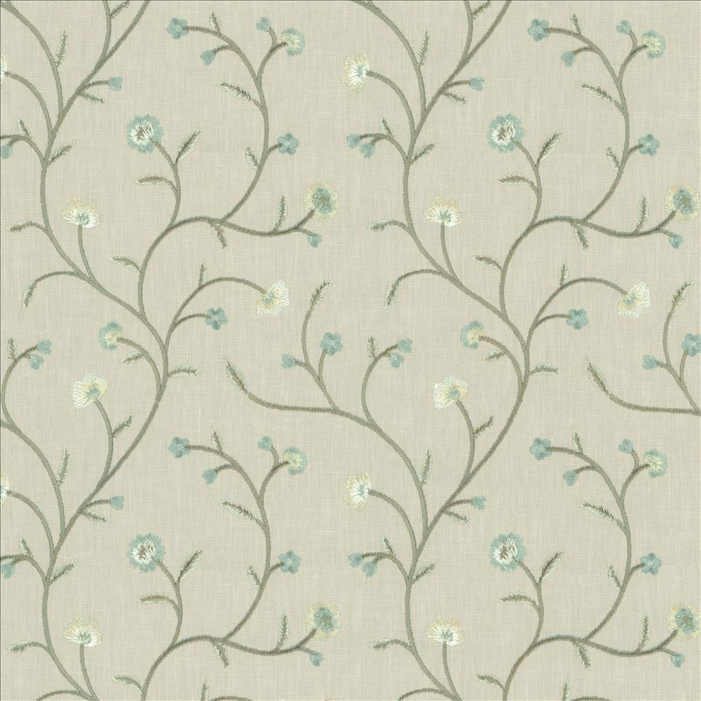 Woburn Park Crystal by Kasmir Designer Fabric 1458 52% Cotton
48% Polyester
 INDIA 30,000 Wyzenbeek Double Rubs </p><p>Repeat: Horizontal: 8 6/8 inches and Vertical: 9 2/8 inches 53 - Swanky Fabrics -