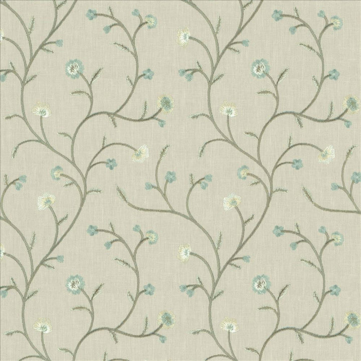 Woburn Park Crystal by Kasmir Designer Fabric 1458 52% Cotton
48% Polyester
 INDIA 30,000 Wyzenbeek Double Rubs </p><p>Repeat: Horizontal: 8 6/8 inches and Vertical: 9 2/8 inches 53 - Swanky Fabrics -