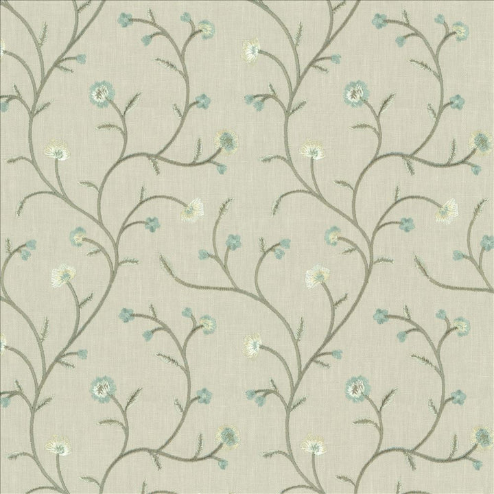 Woburn Park Crystal by Kasmir Designer Fabric 1458 52% Cotton
48% Polyester
 INDIA </p><p>Repeat: Horizontal: 8 6/8 inches and Vertical: 9 2/8 inches 54 - Swanky Fabrics -
