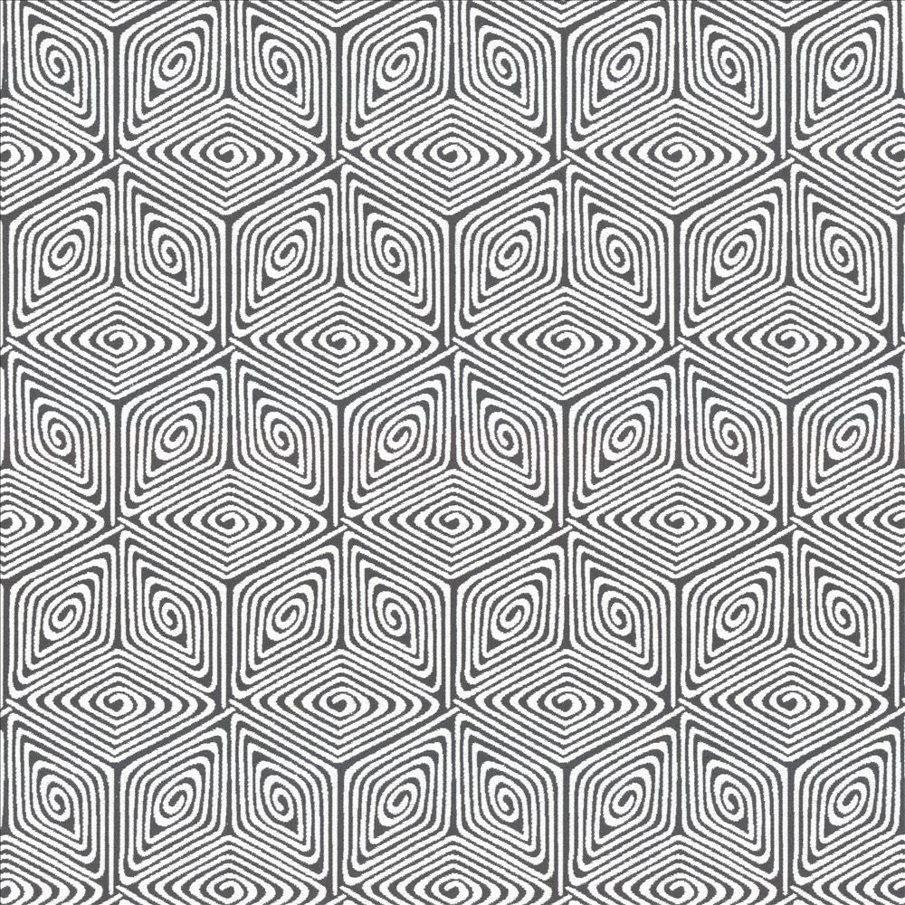 Woodhaven Charcoal by Kasmir Designer Fabric 5085 72% Cotton 28% Polyester CHINA 100,000 Wyzenbeek Double Rubs Horizontal: 4 4/8 inches and Vertical: 7 6/8 inches 54 - 56 - Swanky Fabrics -