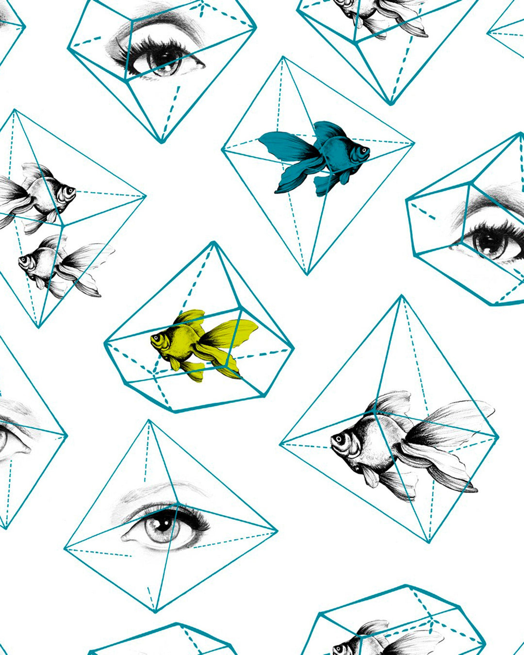 Fish Eye Premium wallpaper by Mind the Gap (WP20083), swatch