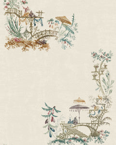 Mind the Gap Wallpaper Mind The Gap   CHINOISERIE Coconut   (WP20464)