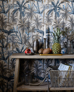 Mind the Gap Wallpaper Mind The Gap   THE JUNGLE Smoke Blue   (WP20524)