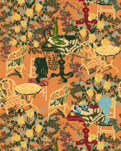 Mind the Gap Wallpaper Mind The Gap   LA BRASSERIA Salmon   (WP20843)