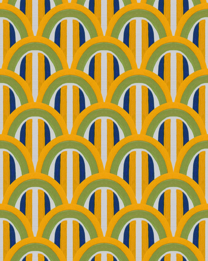 Estivo Luglio Wallpaper by Mind the Gap Designer Wallpaper LA DOLCE VITA Satin Matte Made in Europe Paste the wall 1 roll x 20.5 x 10.9 yards - Swanky Fabrics -