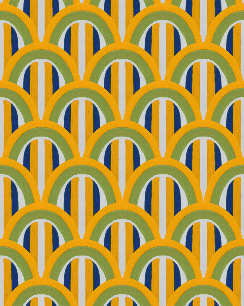 Estivo Luglio Wallpaper by Mind the Gap Designer Wallpaper LA DOLCE VITA Satin Matte Made in Europe Paste the wall 1 roll x 20.5 x 10.9 yards - Swanky Fabrics -