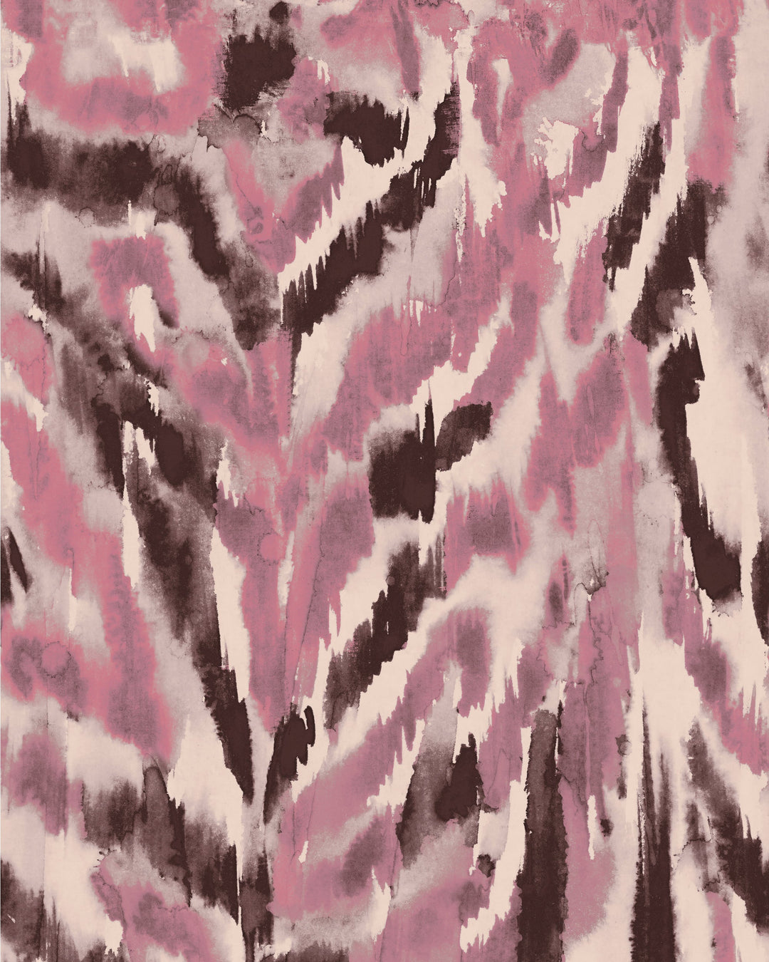 ZEBRATO Rosa Wallpaper (WP30211) by Mind The Gap | WP30211 | LA DOLCE VITA | 1 roll x 52 x 1000 cm / 20.5 x 393.7in | 0.52m / 20.5in | 10m / 393.7in | 5.20sqm / 55.9sq ft | 80cm / 31.4in | Pink, Beige, Brown | Non-woven Satin | Paste the wall | 1-roll in a box | Fabric Carolina | https://www.fabriccarolina.com/