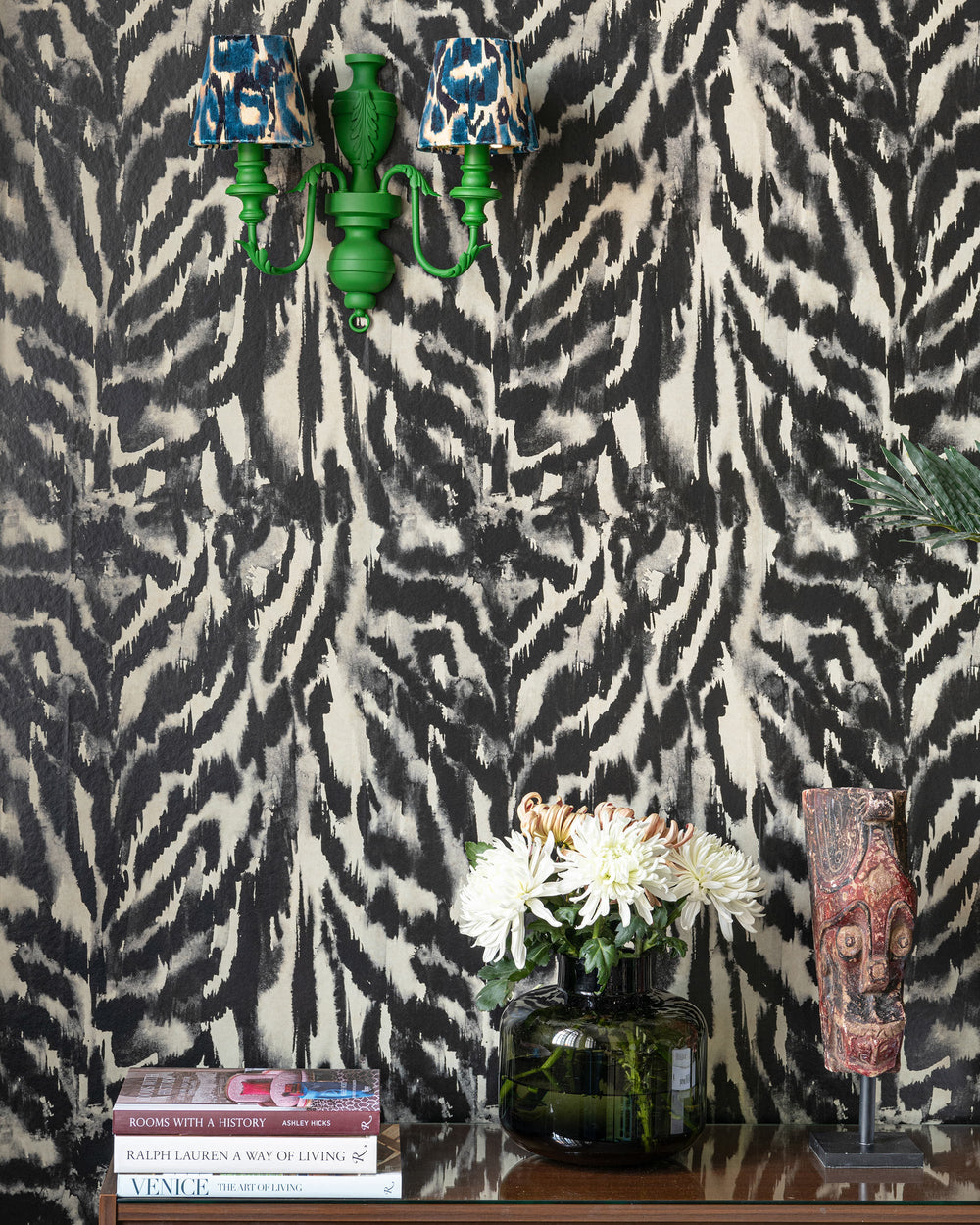 ZEBRATO Rosa Wallpaper (WP30211) by Mind The Gap | WP30211 | LA DOLCE VITA | 1 roll x 52 x 1000 cm / 20.5 x 393.7in | 0.52m / 20.5in | 10m / 393.7in | 5.20sqm / 55.9sq ft | 80cm / 31.4in | Pink, Beige, Brown | Non-woven Satin | Paste the wall | 1-roll in a box | Fabric Carolina | https://www.fabriccarolina.com/