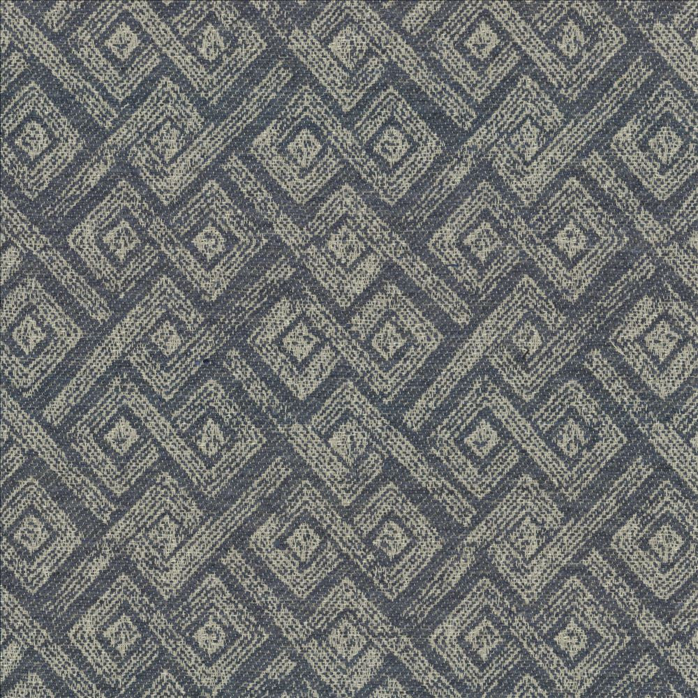 Yakima Blue by Kasmir Designer Fabric See sample 48% Recycled Cotton
27% Acrylic
25% Polyester
 USA 30,000 Wyzenbeek Double Rubs </p><p>Repeat: Horizontal: 9 1/8 inches and Vertical: 9 6/8 inches 54 - Swanky Fabrics -