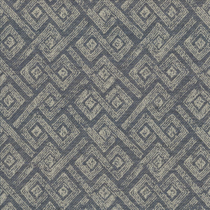 Yakima Blue by Kasmir Designer Fabric 5143 48% Recycled Cotton
27% Acrylic
25% Polyester
 USA </p><p>Repeat: Horizontal: 9 1/8 inches and Vertical: 9 6/8 inches 54 - Swanky Fabrics -