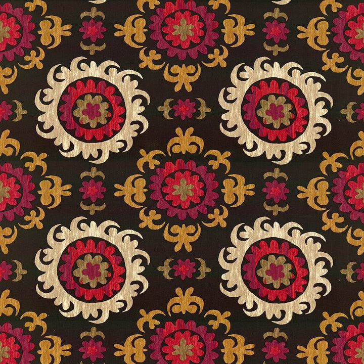 Zambra Onyx by Kasmir Designer Fabric 5062 100% Cotton
 CHINA </p><p>Repeat: Horizontal: 27 inches and Vertical: 25 2/8 inches 54 - Swanky Fabrics -