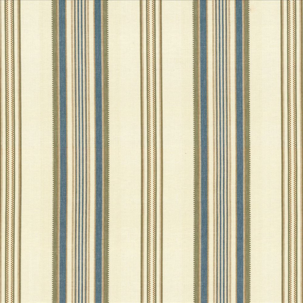 Zipper Stripe Teal by Kasmir Designer Fabric 5090 100% Cotton INDIA 6,000 Wyzenbeek Double Rubs Horizontal: 9 3/8 inches and Vertical: 0 Inches 54 - Swanky Fabrics -