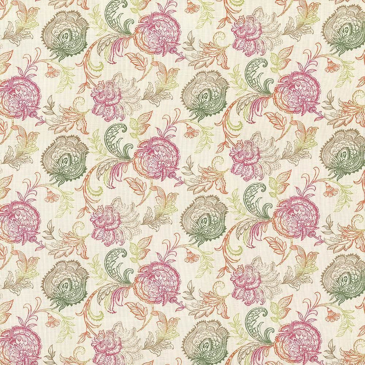 Zoes Garden Sorbet by Kasmir Designer Fabric 5064 100% Cotton
 SPAIN 18,000 Wyzenbeek Double Rubs </p><p>Repeat: Horizontal: 27 inches and Vertical: 13 4/8 inches 54 - Swanky Fabrics -